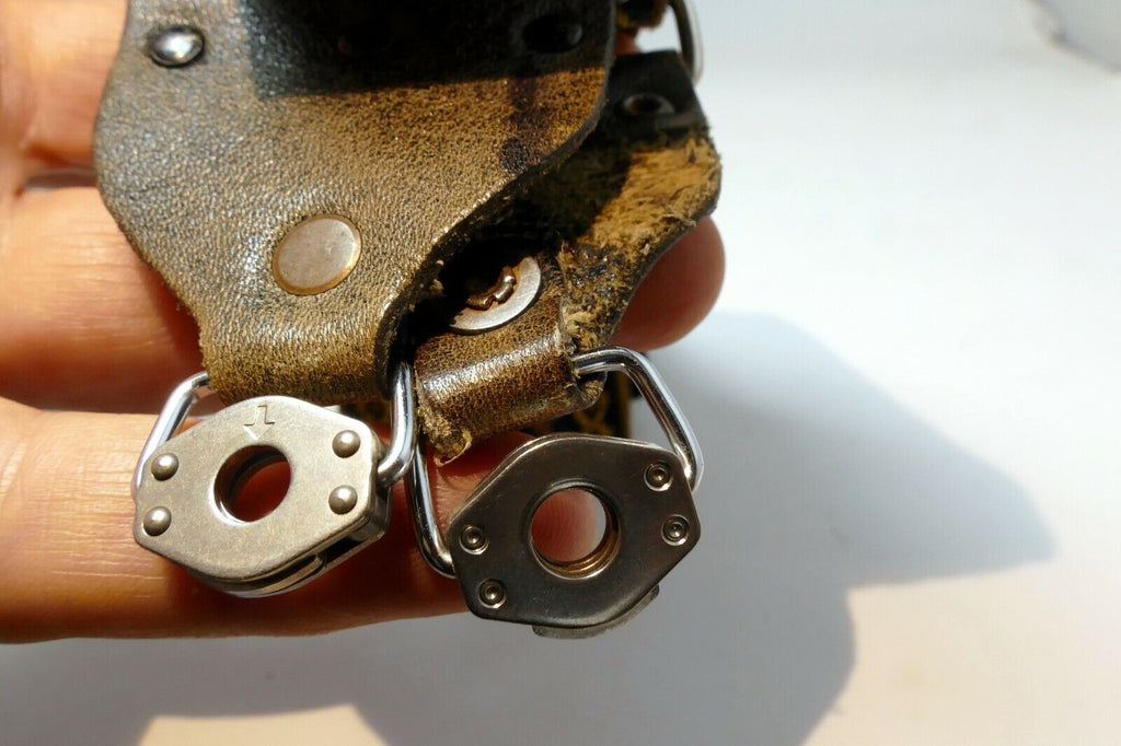Hippy Style 40" Camera Neck Strap w/ metal ring Gold/Yellow/Black medium format
