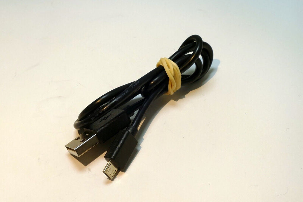 Mcro B to USB type A 2.0 Cable Black 2 feet long