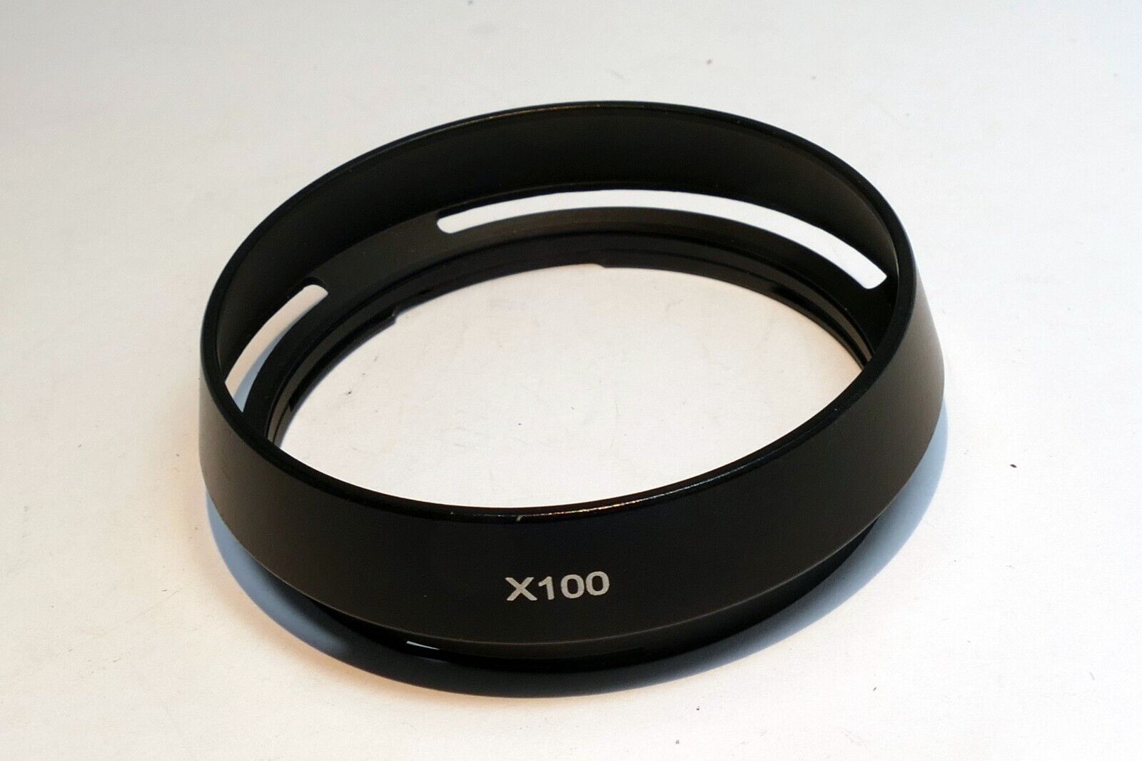 X100 Lens Hood Shade for parts missing 49mm ring - incomplete