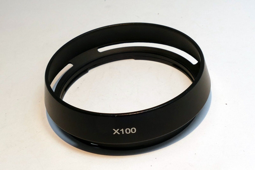 X100 Lens Hood Shade for parts missing 49mm ring - incomplete