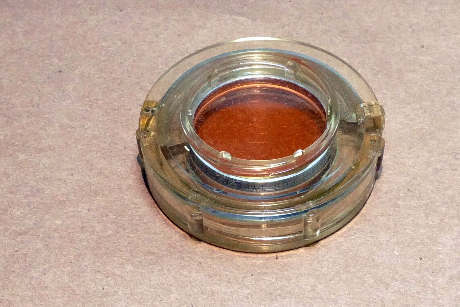 Kodak F Wratten Filter series 5 V drop in type warming daylight amber