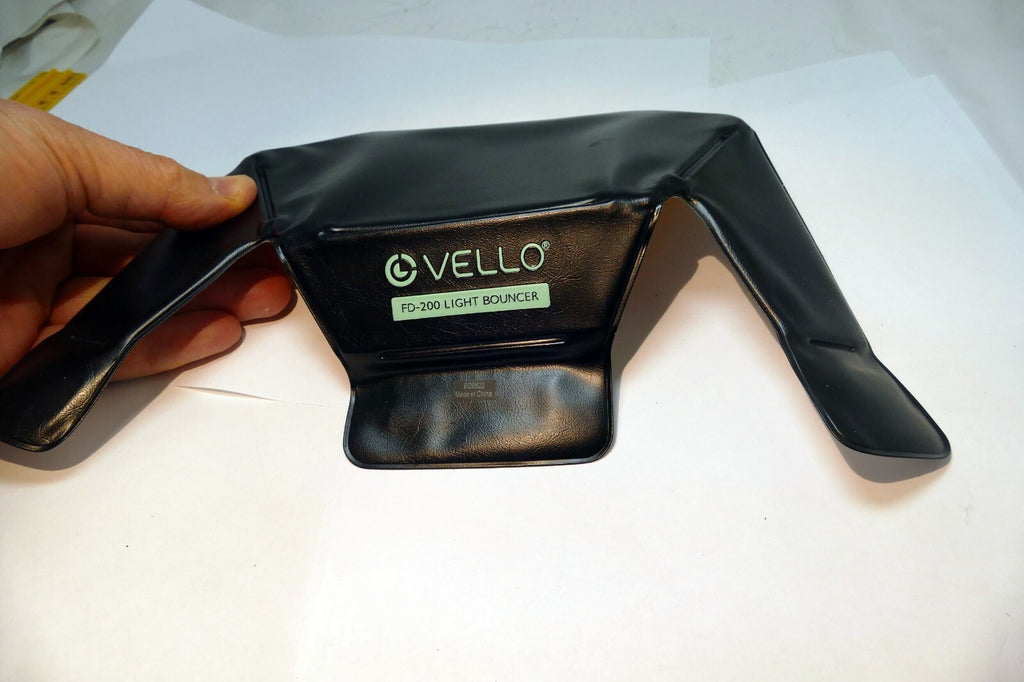 Vello FD-200 Light Bouncer SOFTBOX Flash Diffuser for external Flash worm Amber