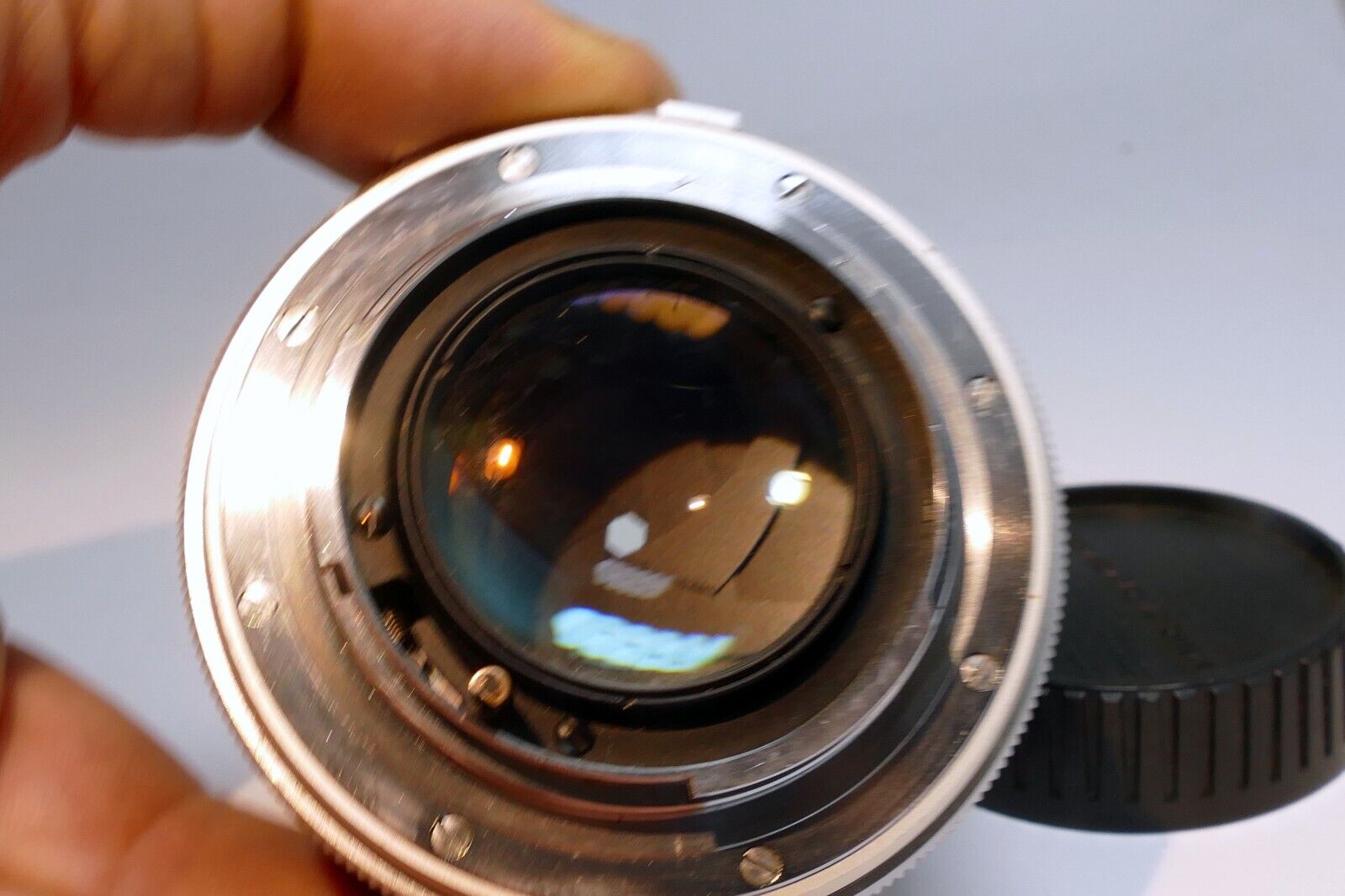 Minolta  58mm f1.4 Lens manual focus MC Rokkor-PF  w/ fungus AS IS PARTS