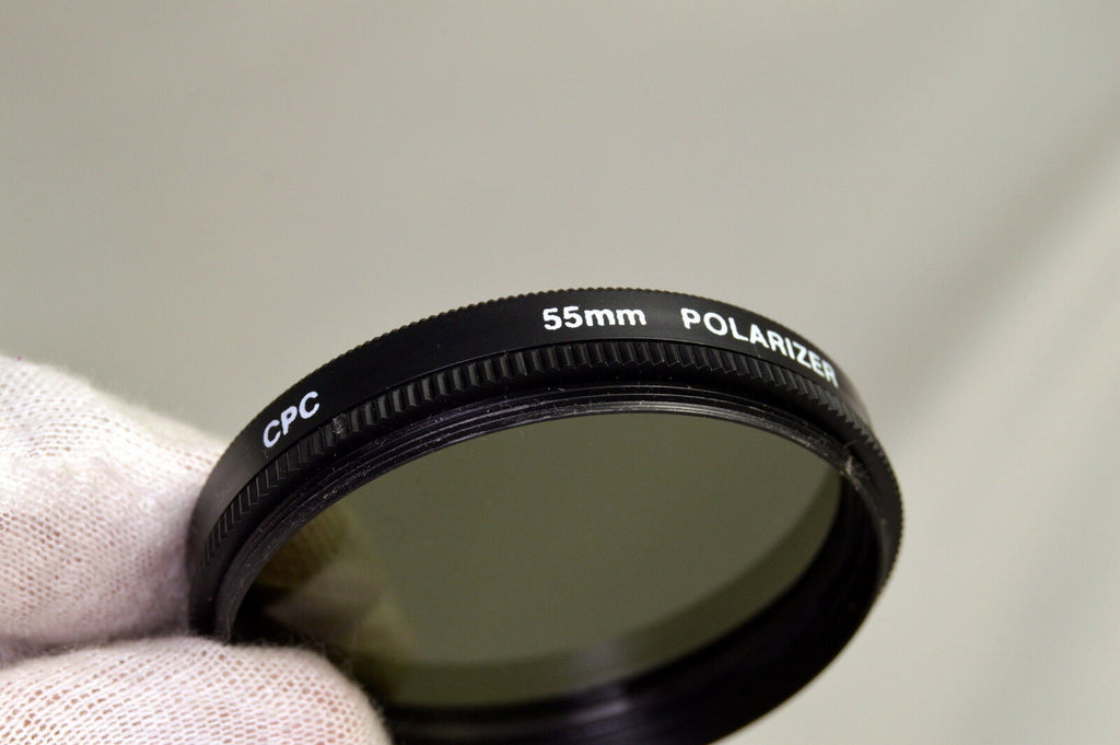 CPC 55mm Polarizer PL GEL Lens Filter with soft case O104043