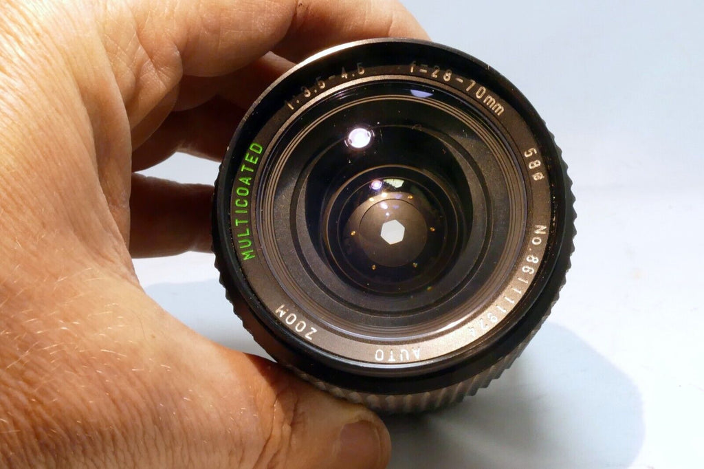 Sears 28-70mm f3.5-4.5 for PENTAX K KR manual focus lens - With separation haze