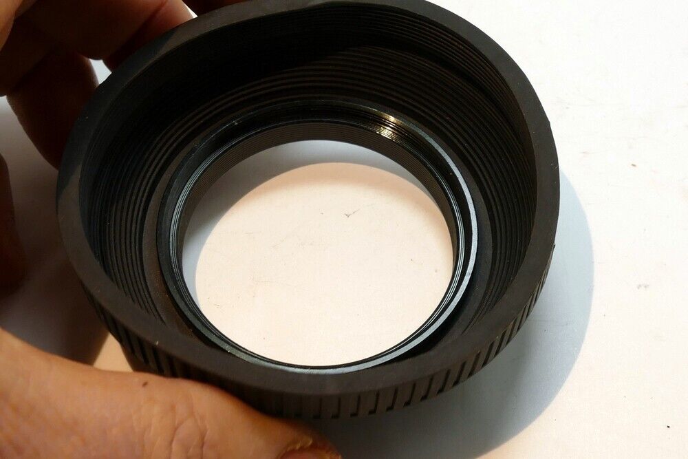 Rubber 52mm Lens Hood Shade for 35mm or 28mm f2.8 wide angle lens