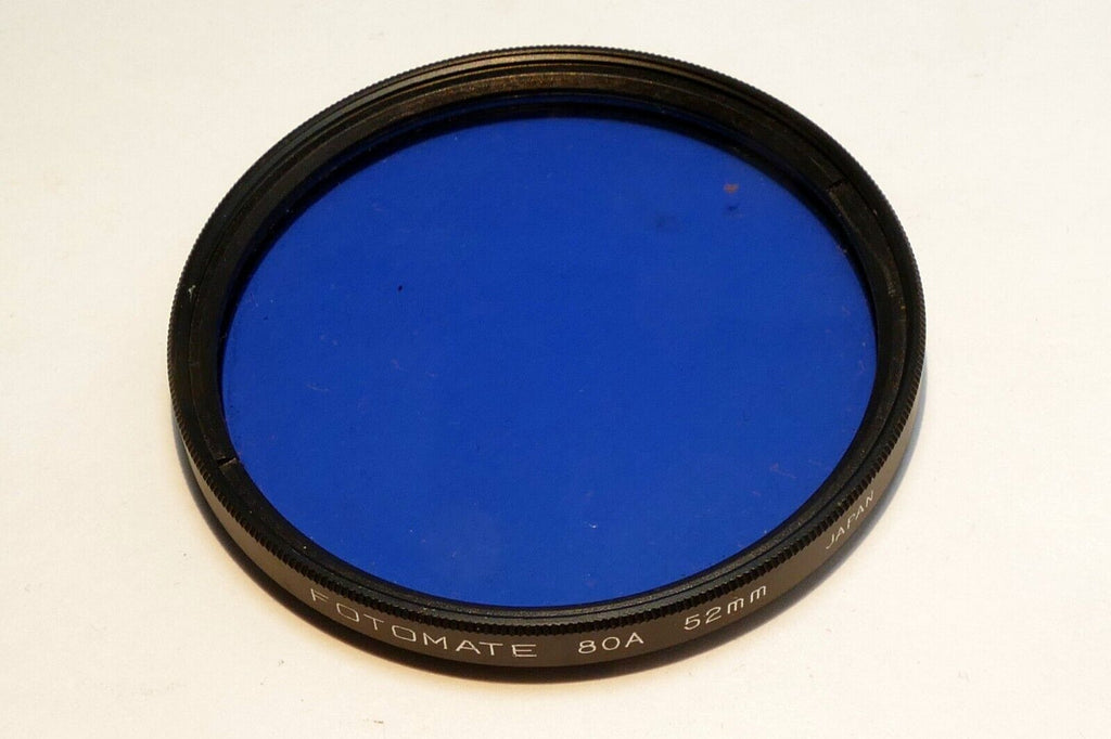 Fotomate 52mm Filter  80A  Blue made in Japan