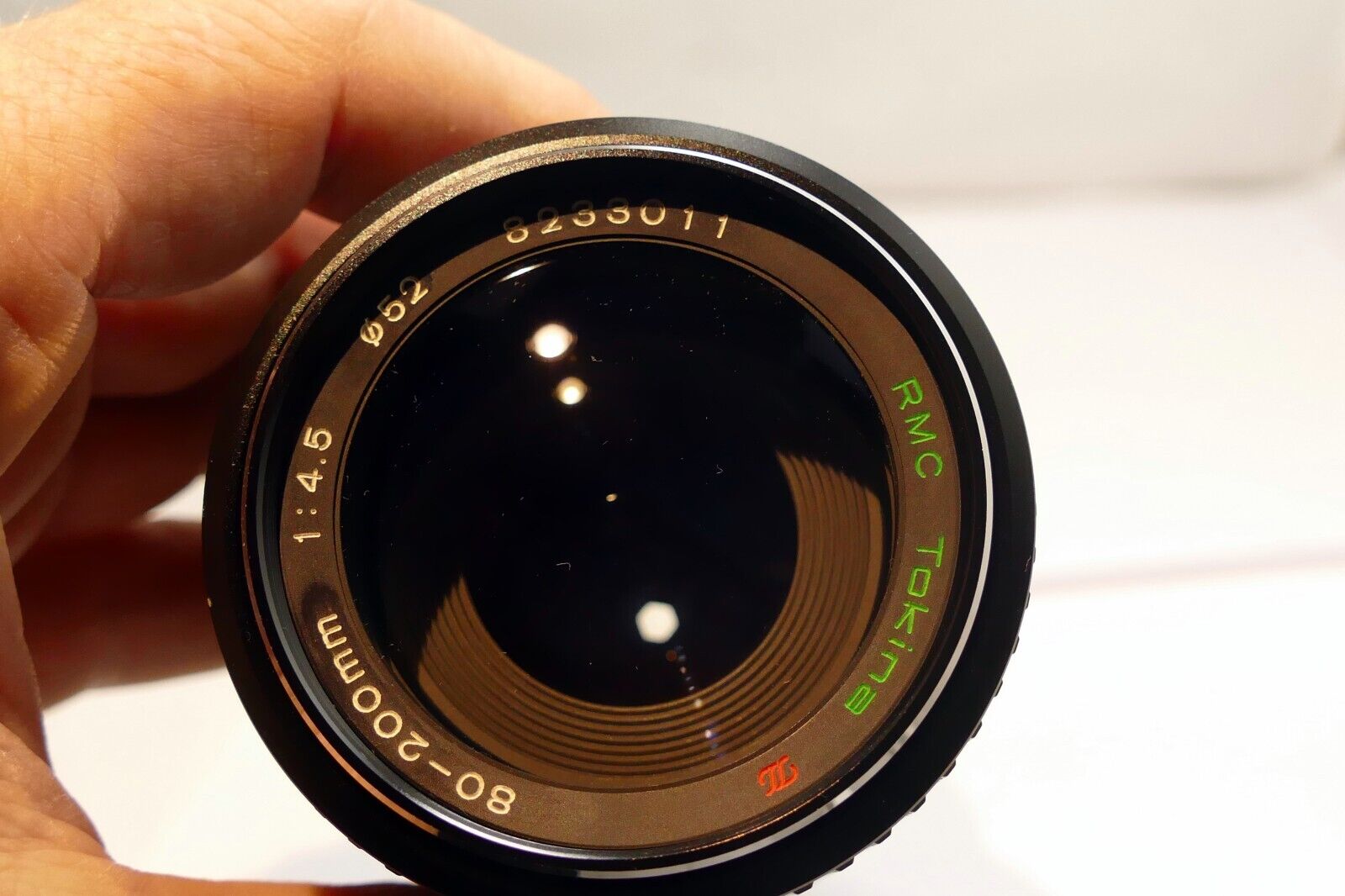 RMC Tokina 80-200mm f4.5 manual focus Lens for Minolta MD mount (w/ light haze)