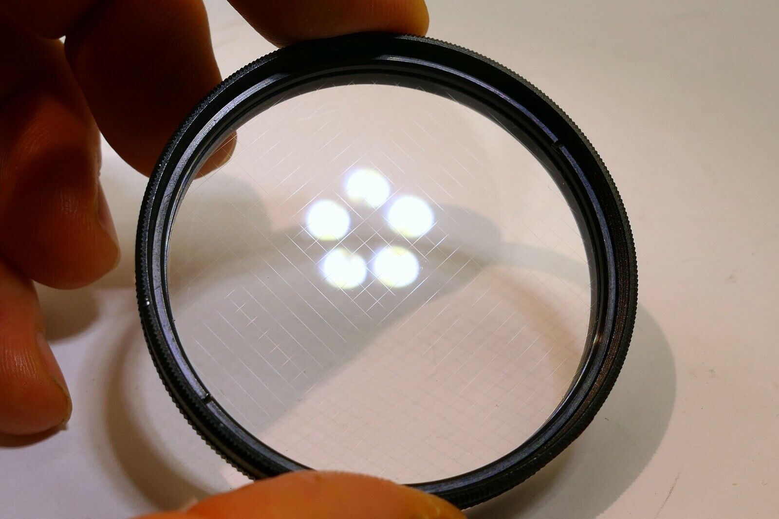 Spiralite ROTATING Cross 4 Star Screen series 7 VII Lens Filter threaded 54mm