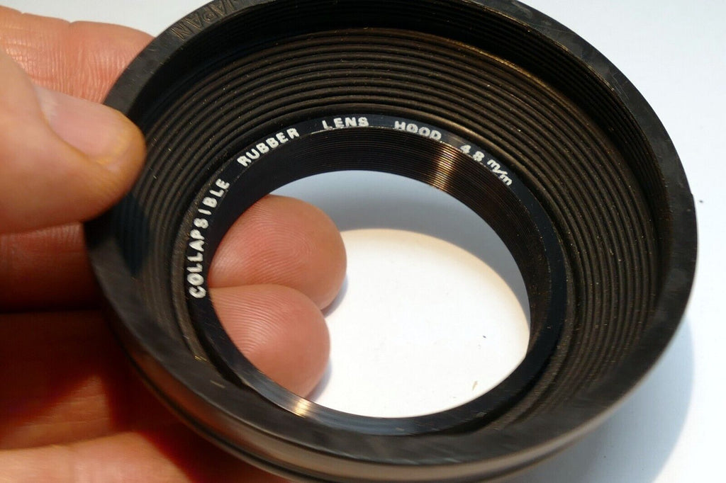 48mm rubber lens hood shade collapsible for TLR Yashica Minolta Ricoh