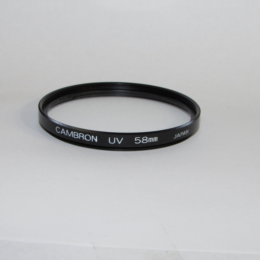 Used Cambron UV 58mm Lens Filter Made in Japan B00223