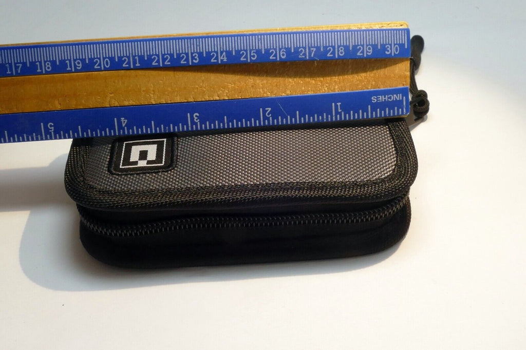 case soft pouch wallet case for camera accessory with zipper 2.5X4.5"