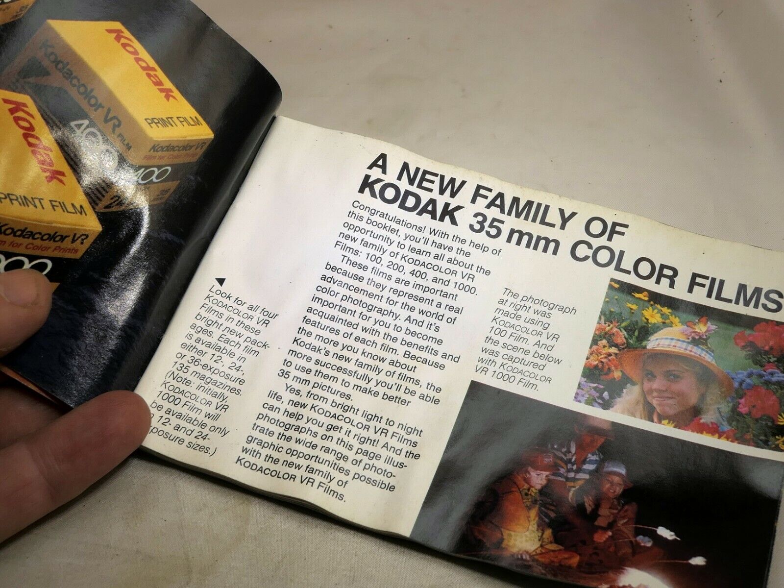 Kodak Better 35mm Pictures With 35mm Kodacolor VR Film Guide System Brochure