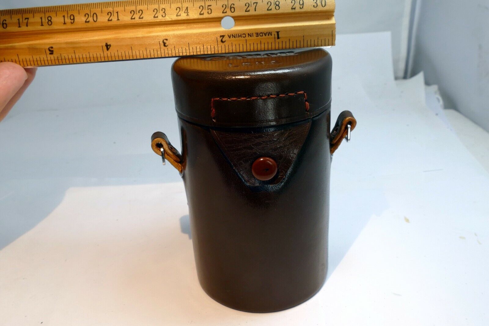 Canon  Hard Leather Lens Case for 85mm f1.9 f2 rangefinder LTM