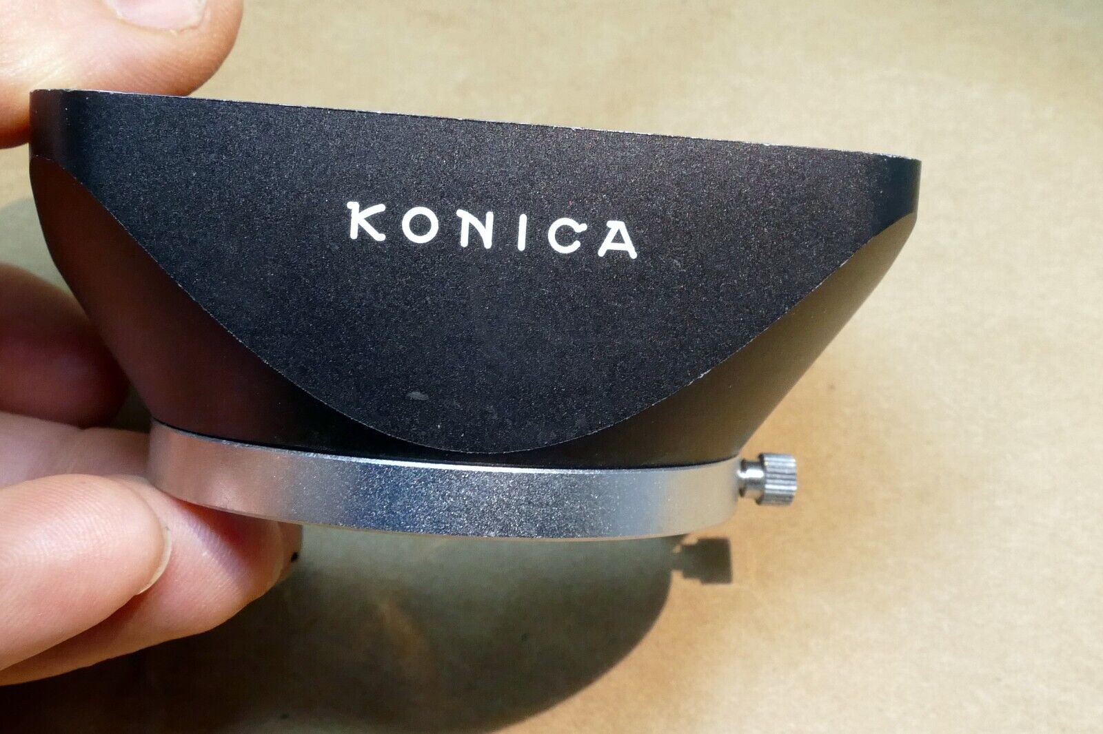 Konica 55mm Lens Hood For 24mm f2.8 /28mm  f3.5 Hexanon shade - OEM Genuine