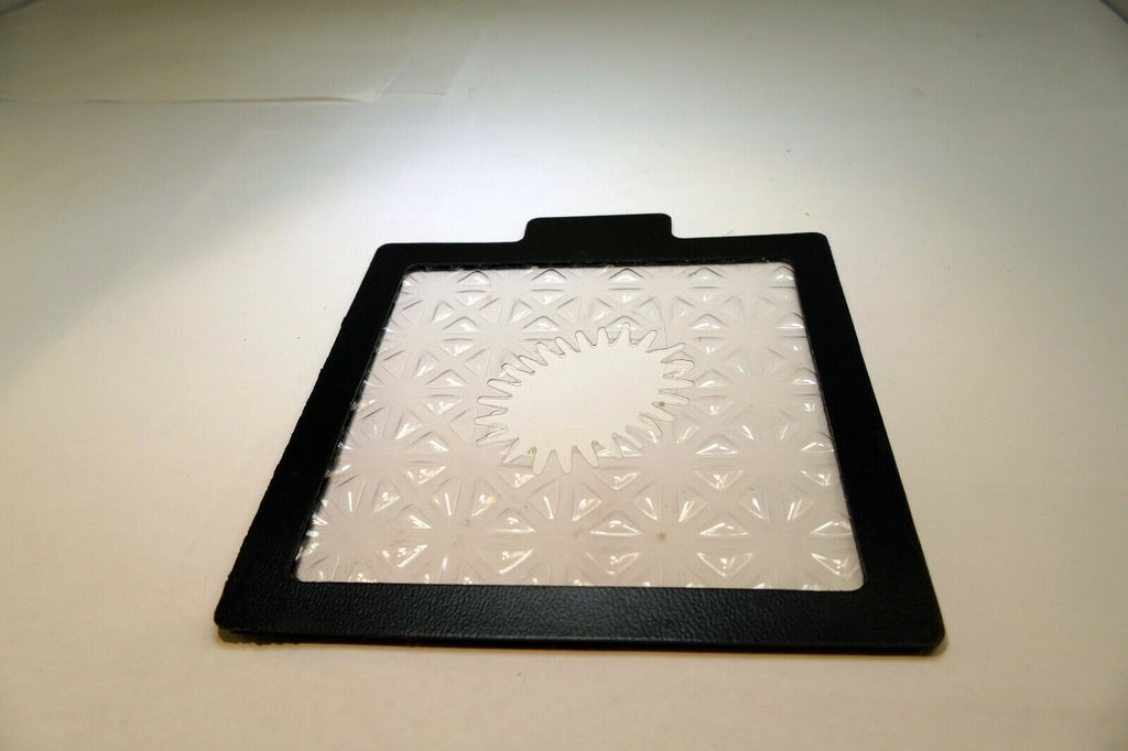 Lindahl Clear Vignetter Mask Frame 4.5X4.5" bellows Small 1.5" Oval 45 degree