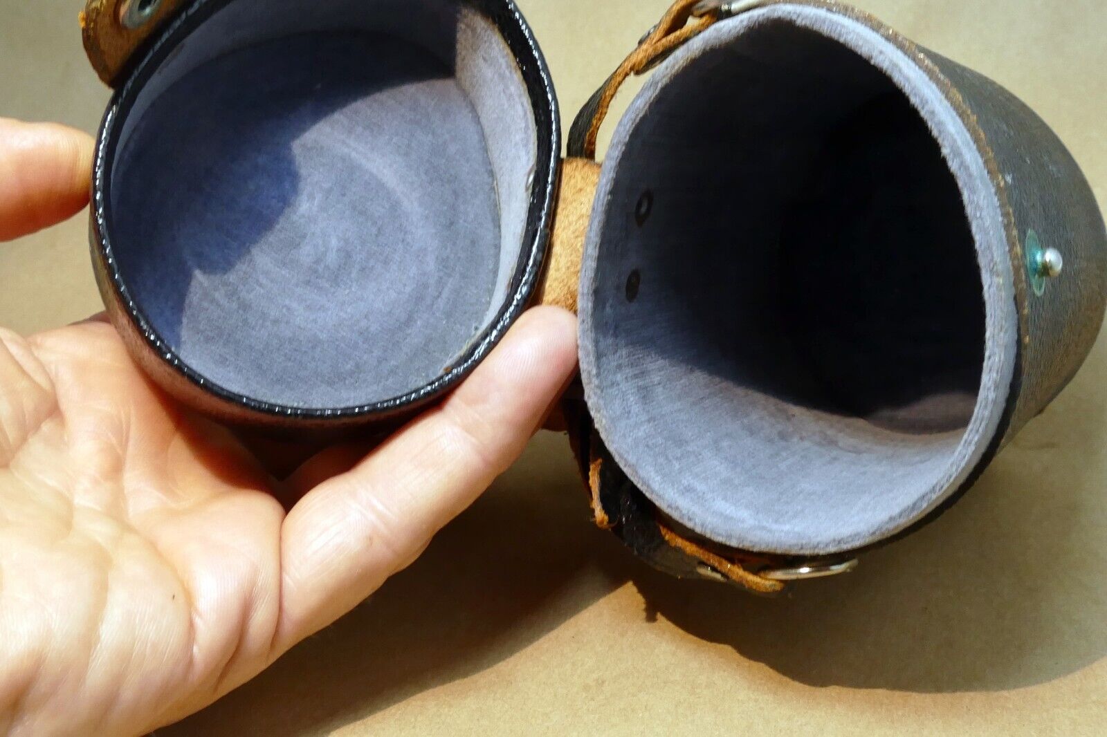 Miranda 105mm 135mm lens case vintage 3X5"