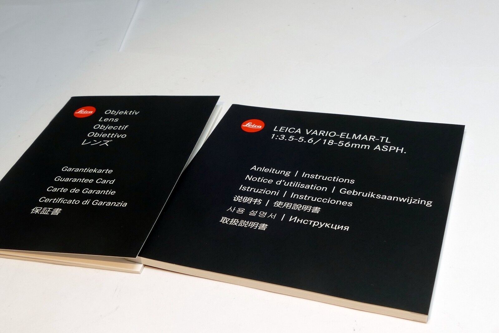 Leica Vario-Elmar-TL 18-56mm f3.5-5.6 11080 Lens Instructions manual Guide