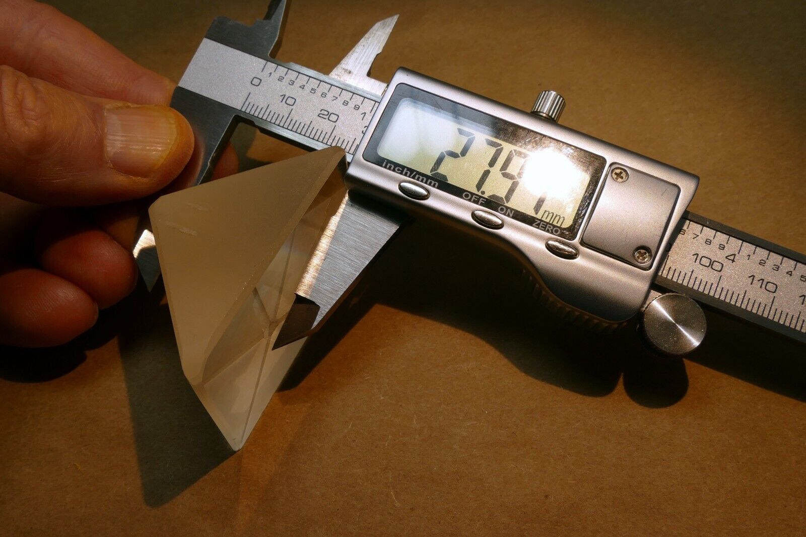 30mm Optical glass right angle prism 90 degree total reflection measurement