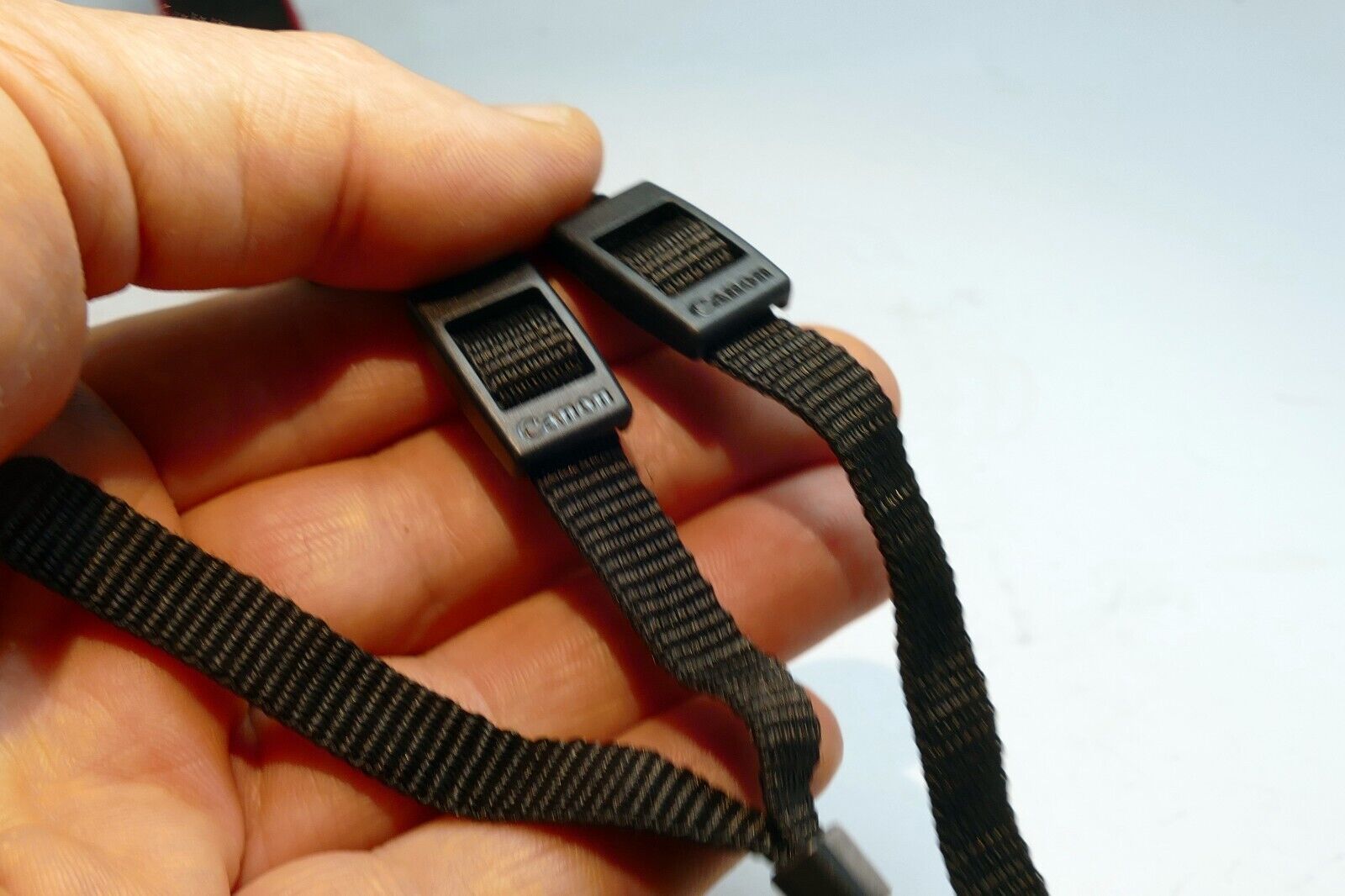 Canon EOS Digital Camera Neck Shoulder Strap 3cm wide embossed knitted Genuine