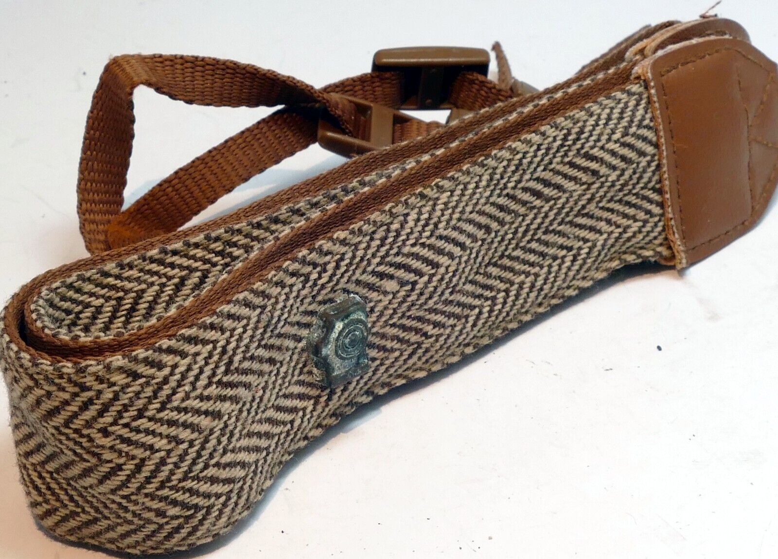 3.5cm Wide Brown canvas neck shoulder strap for suite SLR