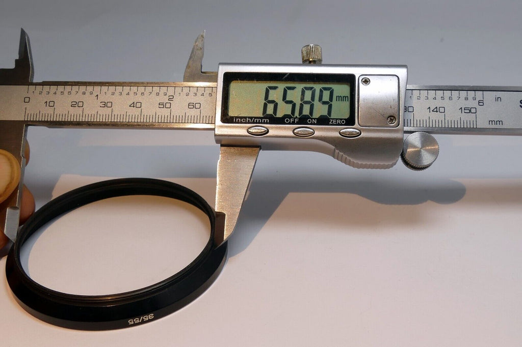 66mm Lens Hood Shade threaded 35/55 metal