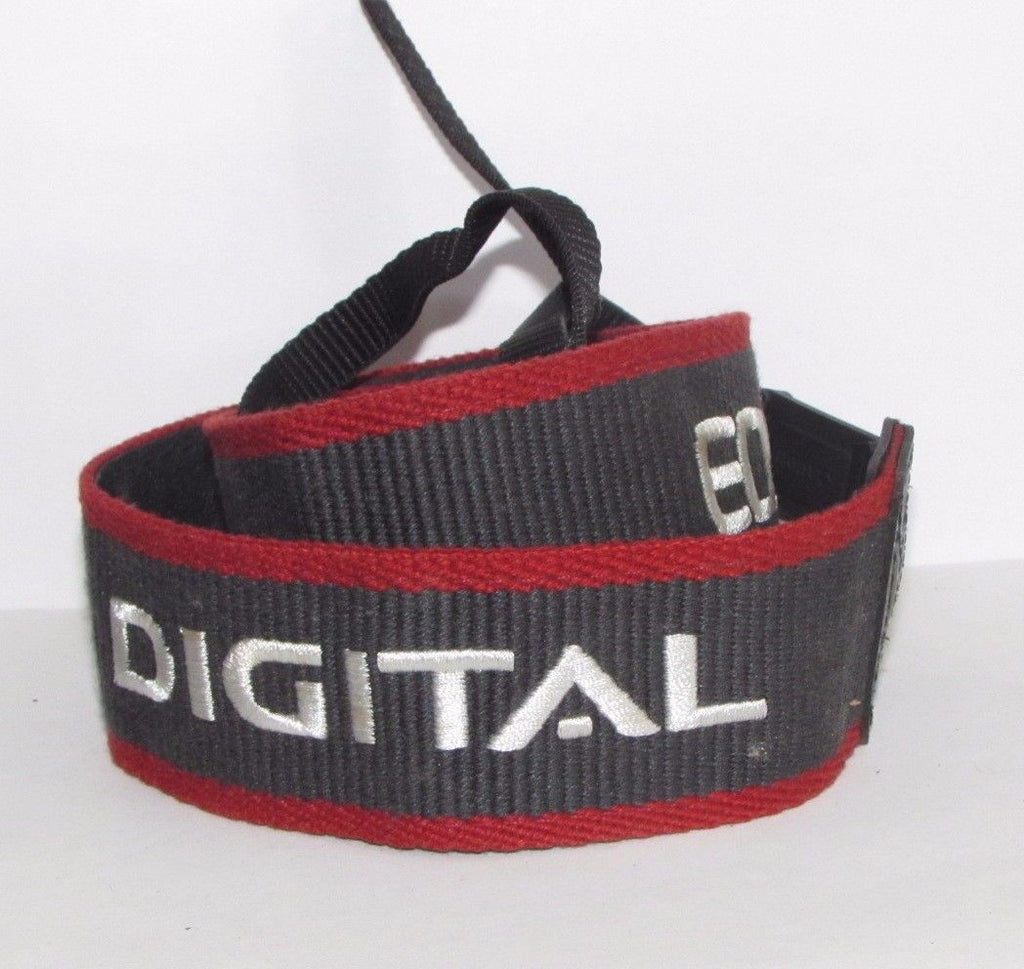 Canon EOS Digital Camera Neck Shoulder Strap Grey-Red - Genuine T7 T8i