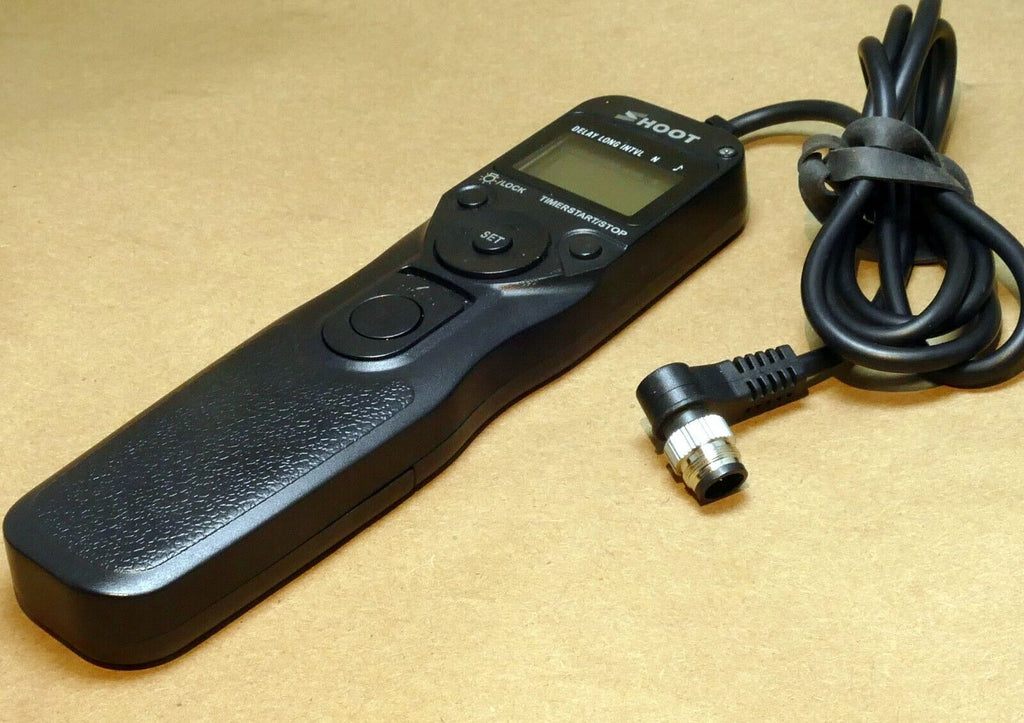 Timer Remote Shutter Release For Nikon with 10-Pin Connection D810 D3X cameras