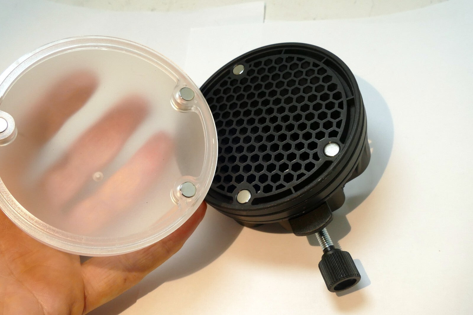 Diffuser Honeycomb Magnetic Speedlight Round Omnibounce for Godox flash V1 R2