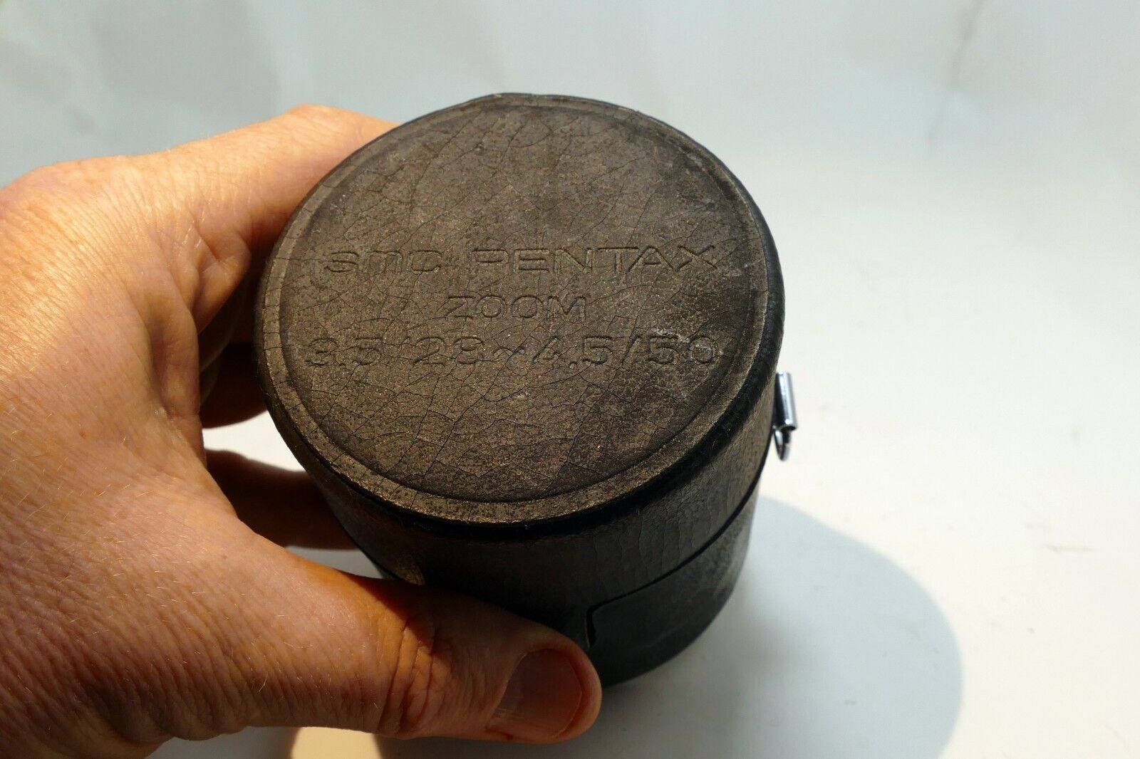 Pentax Hard Case  for 24-50mm f3.5-4.5 A & M lens (fits 50mm f1.4 Takumar 16mm )