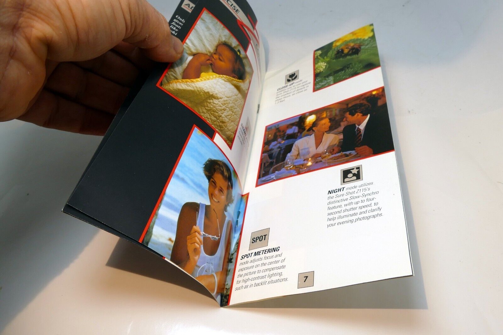 Canon Z115 Sure Shot Camera 35mm Brochure 1993 advertisement add