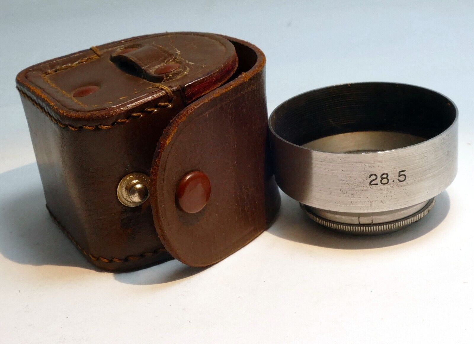 28.5mm Metal Lens Hood series 5 V 30mm OD for Ziess vintage with case