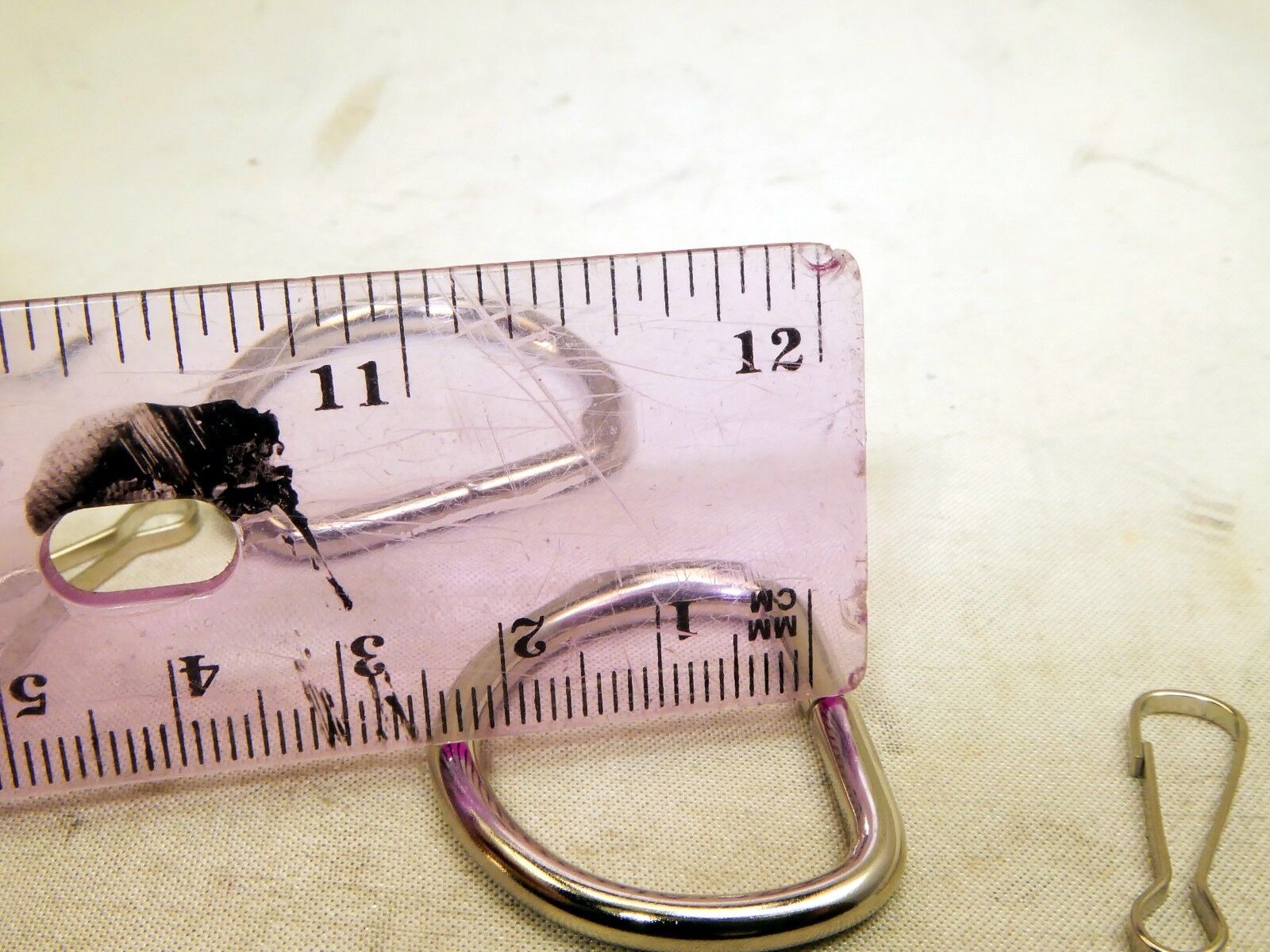 1.5" 35mm pair Steel D-ring Connector Metal for Camera Strap Belt with two loops