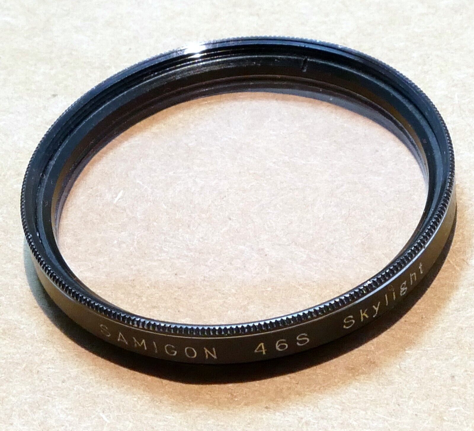 Samigon 46mm Filter Skylight 1A sky (with caoting damage , smudges)