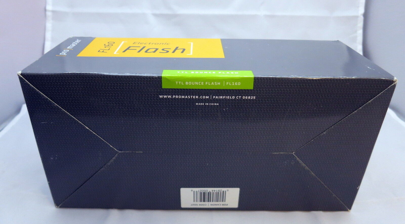 Empty  BOX only for Promaster FL160 TTL Bounce Flash