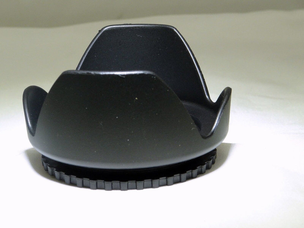 Plastic Petal Φ 52mm Lens Hood Shade Screw in 18-55mm lenses VR