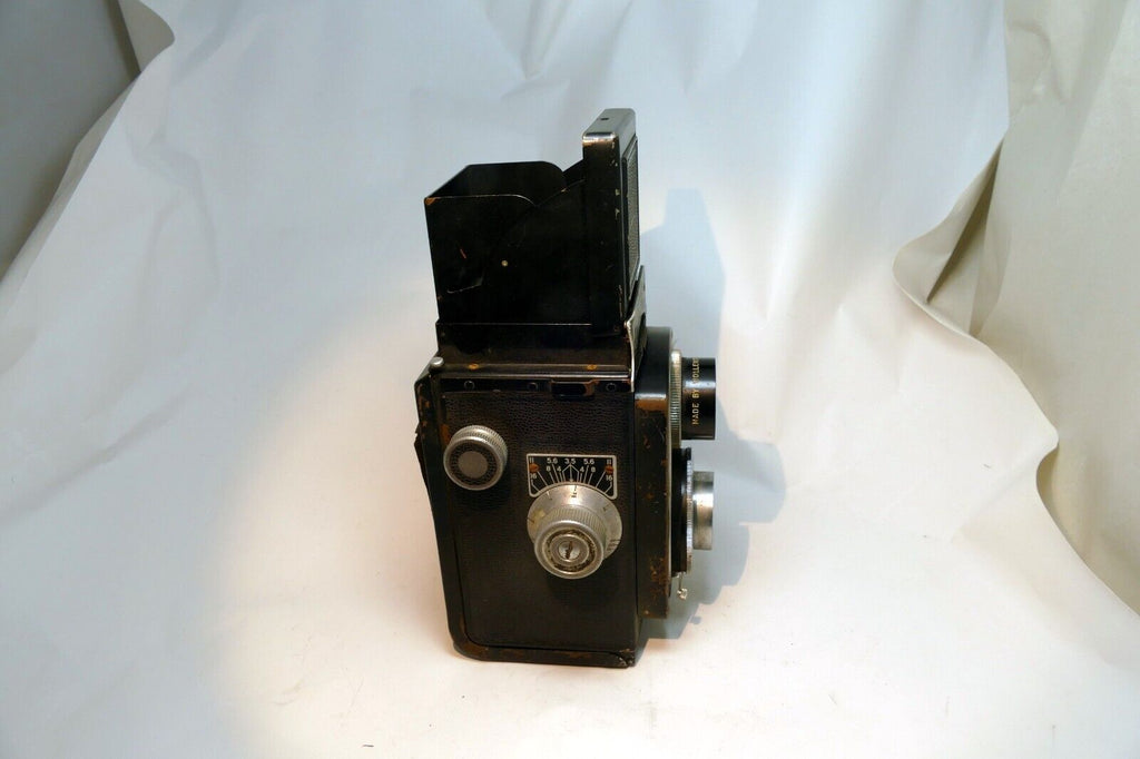 Graflex Ciro Flex TLR Camera Wollensak 85mm F3.5 Lens Alpax Shutter Rochester US