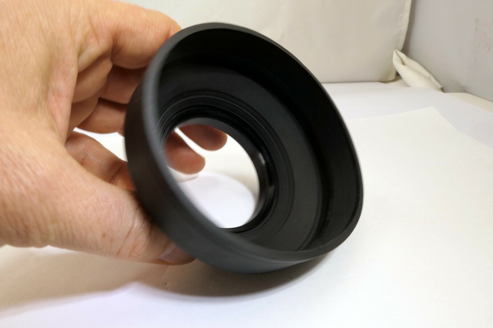 Lens Hood Shade Collapsible Rubber  58mm Normal to  Telephoto double threaded