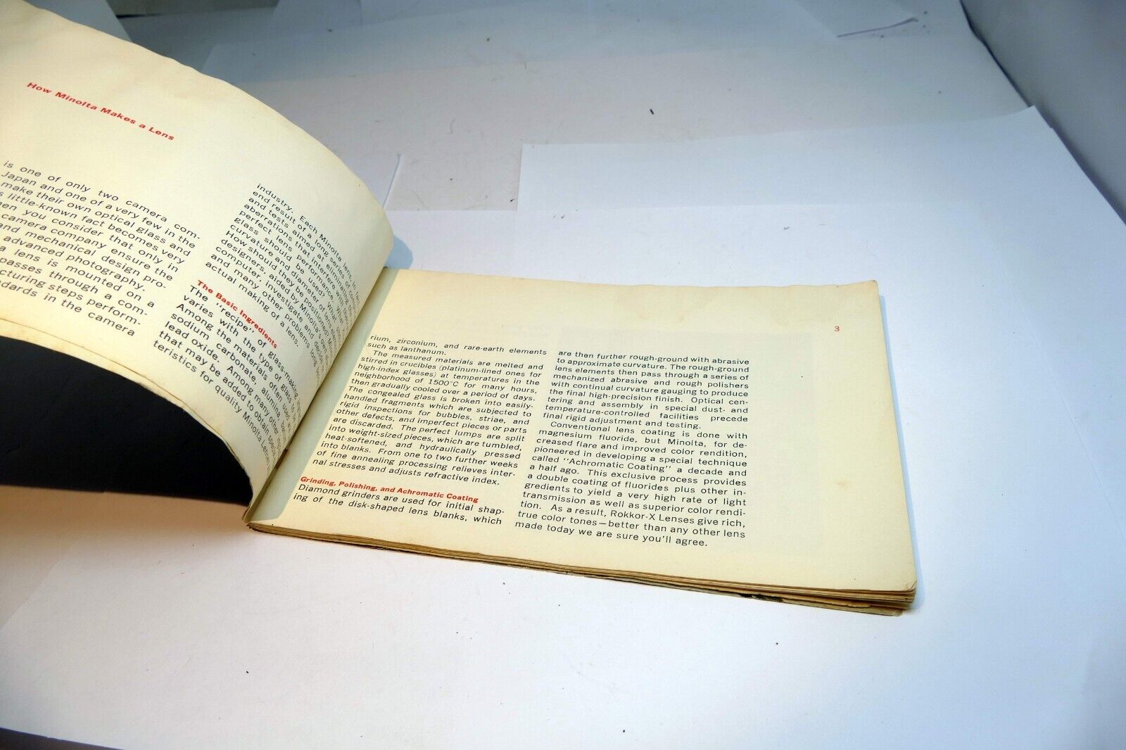 Guide To Minolta SLR Camera System SRT  Celtic Rokkor Lens Brochure Add SRT 101