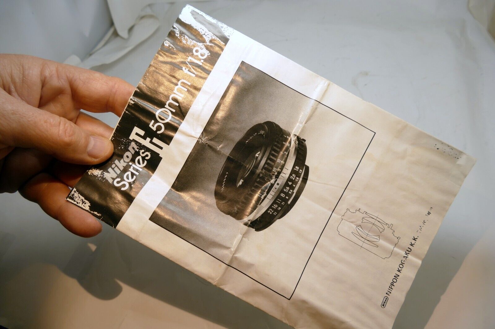 Nikon E series 50mm f1.8 Ai-s FLENS Instruction Guide Manual 1981