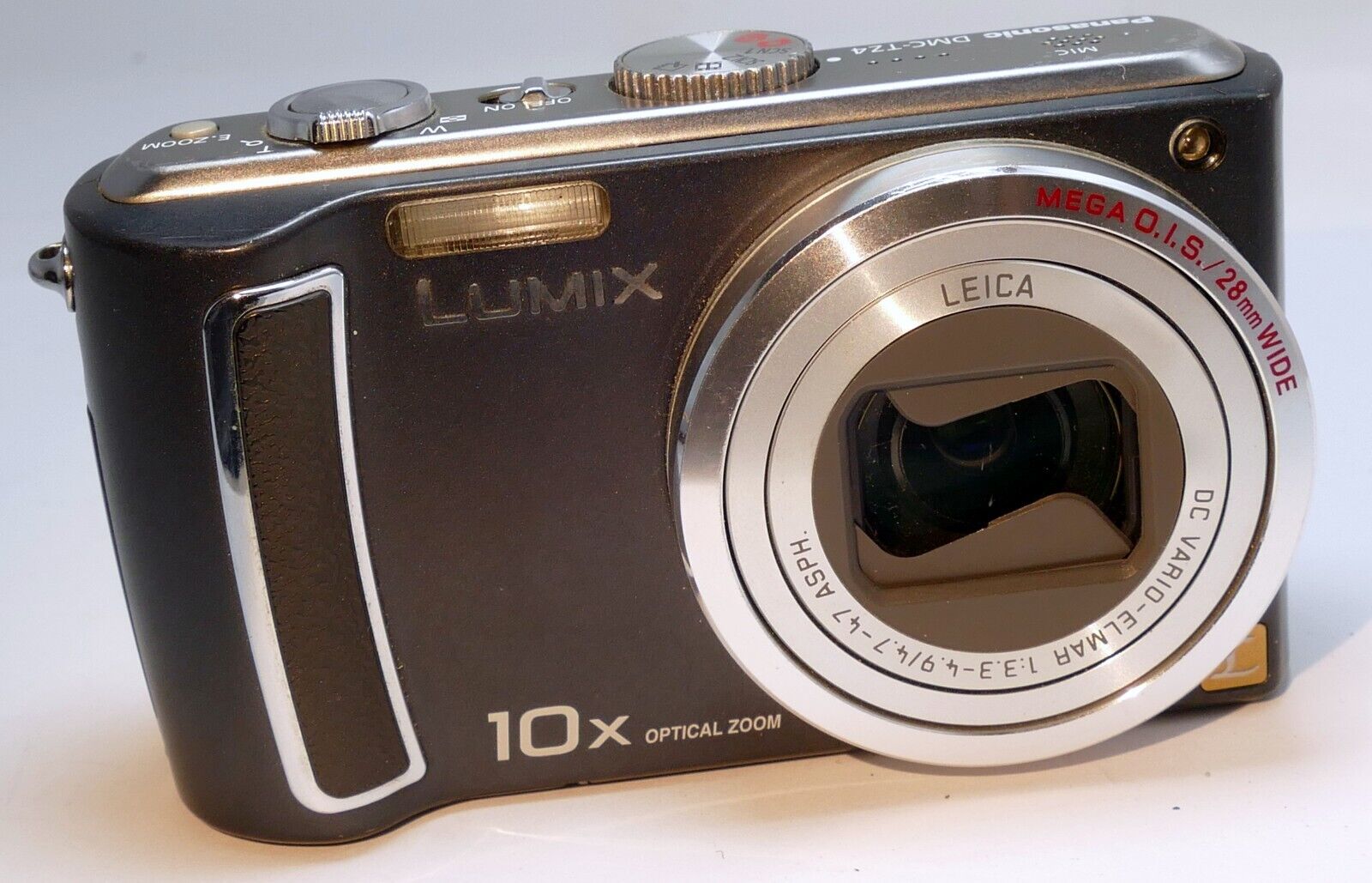 Panasonic LUMIX DMC-TZ4 8MP Digital Camera Leica 28mm Lens AS IS Parts UNTESTED