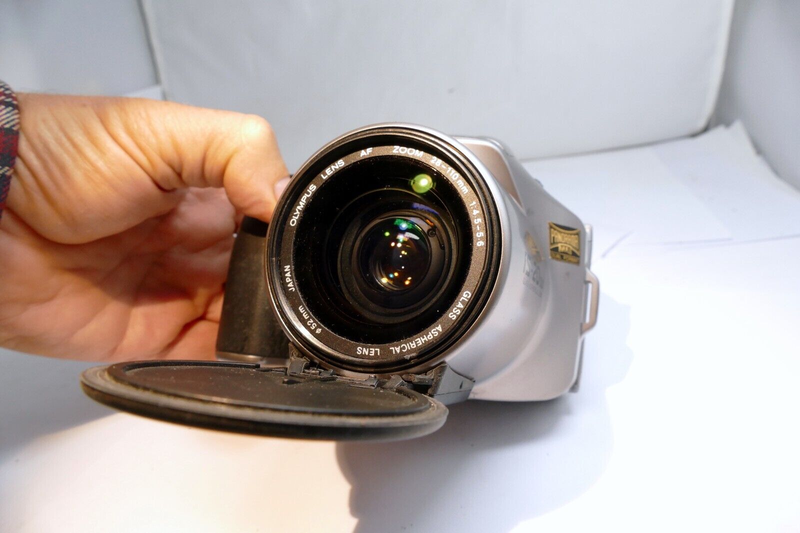 OLYMPUS Panorama IS-20 DLX ZOOM 28-110mm 4X lens CAMERA Untested - AS IS