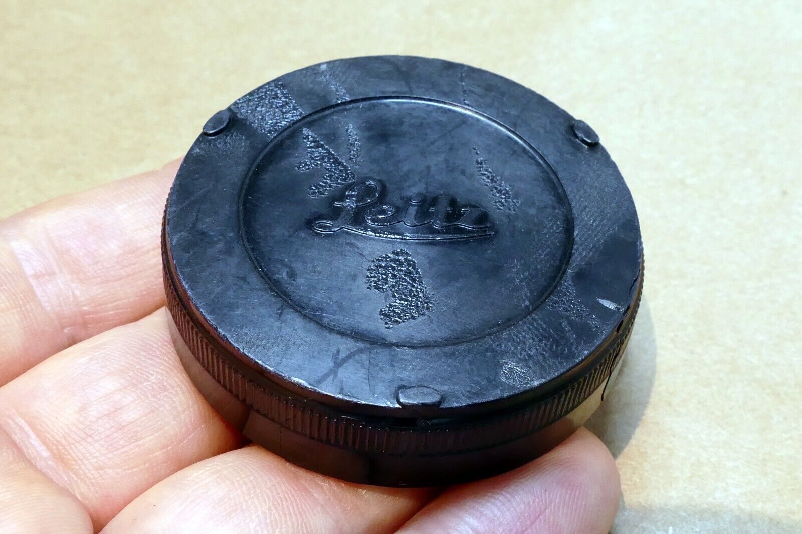 Rear Cap FOR Leica R lenses original Genuine OEM  - damaged AS IS