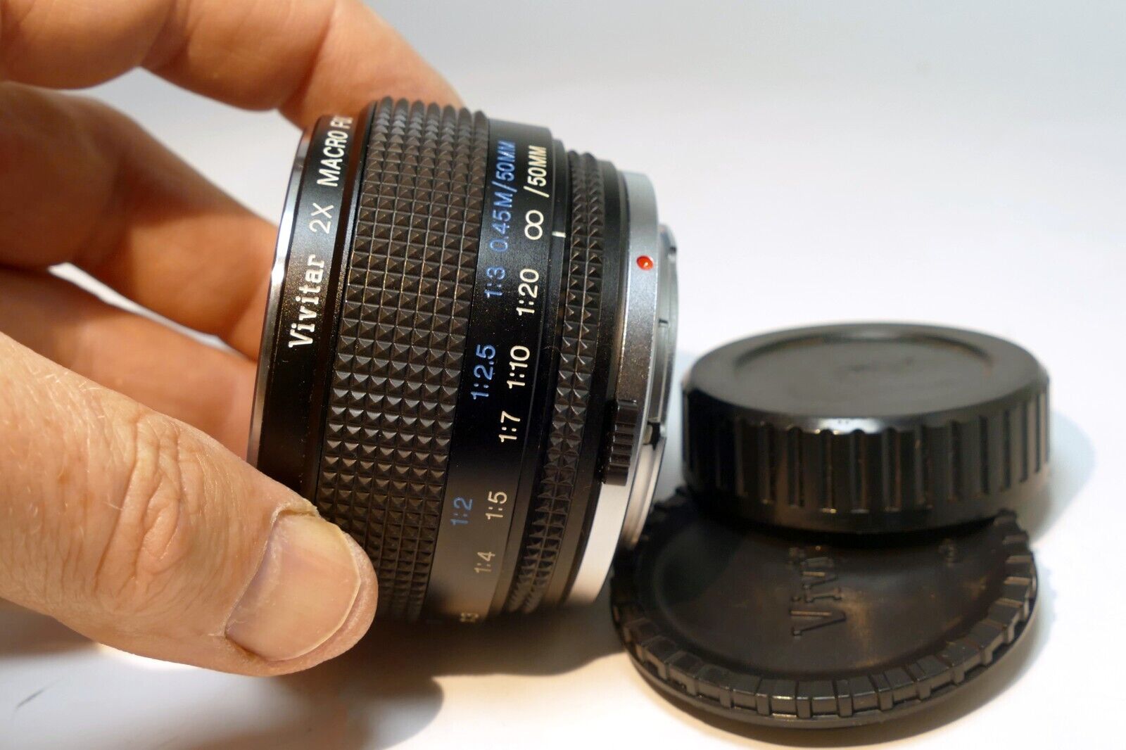Vivitar 2X Macro Focus Teleconverter for Olympus OM Lens manual 1:1 close-up