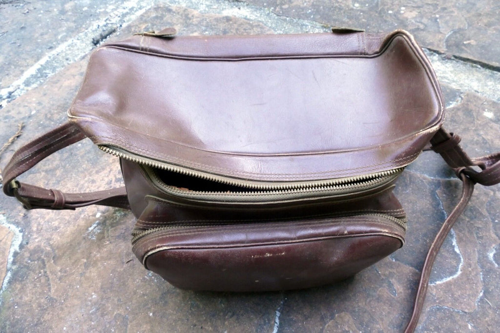 Cheney Genuine Leather Hard Case Camera antique messenger bag made in England