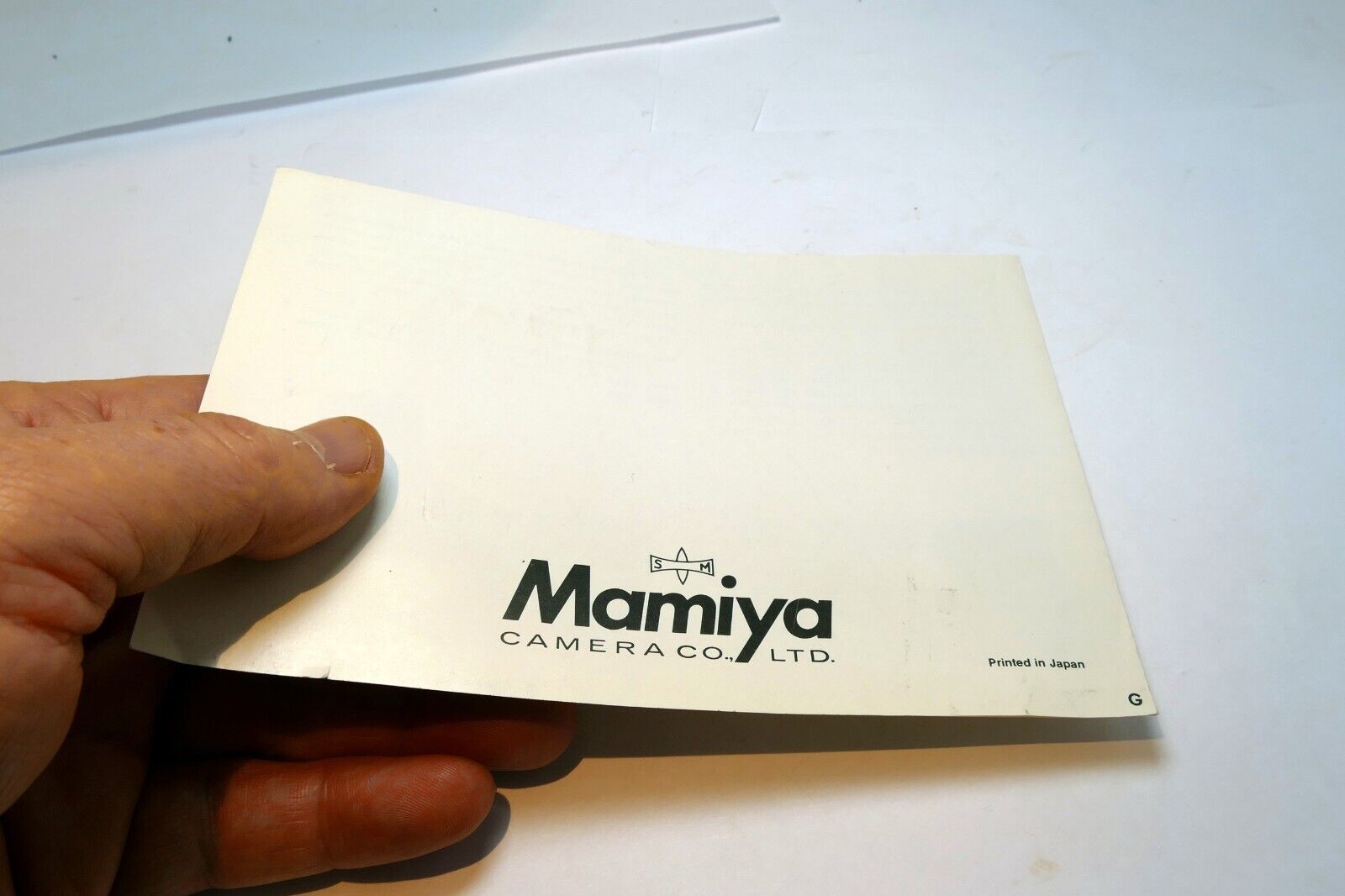 Mamiya RB67 6X7 Bellows Lens Hood Model G OWNER'S MANUAL GUIDE Instructions