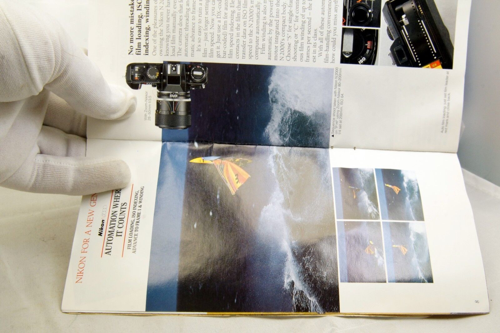 Nikon N2000 camera Short  Brochure Guide 30 pages accessory information guide