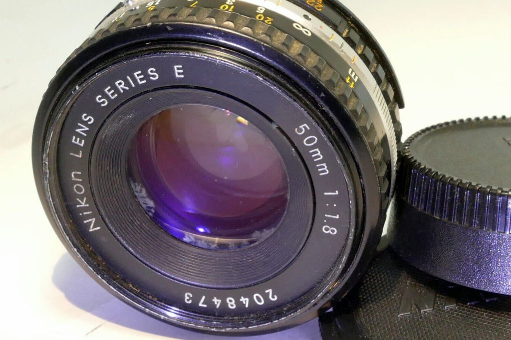Nikon E series 50mm f1.8 Ai-s Lens prime pancake with little bit of fungus
