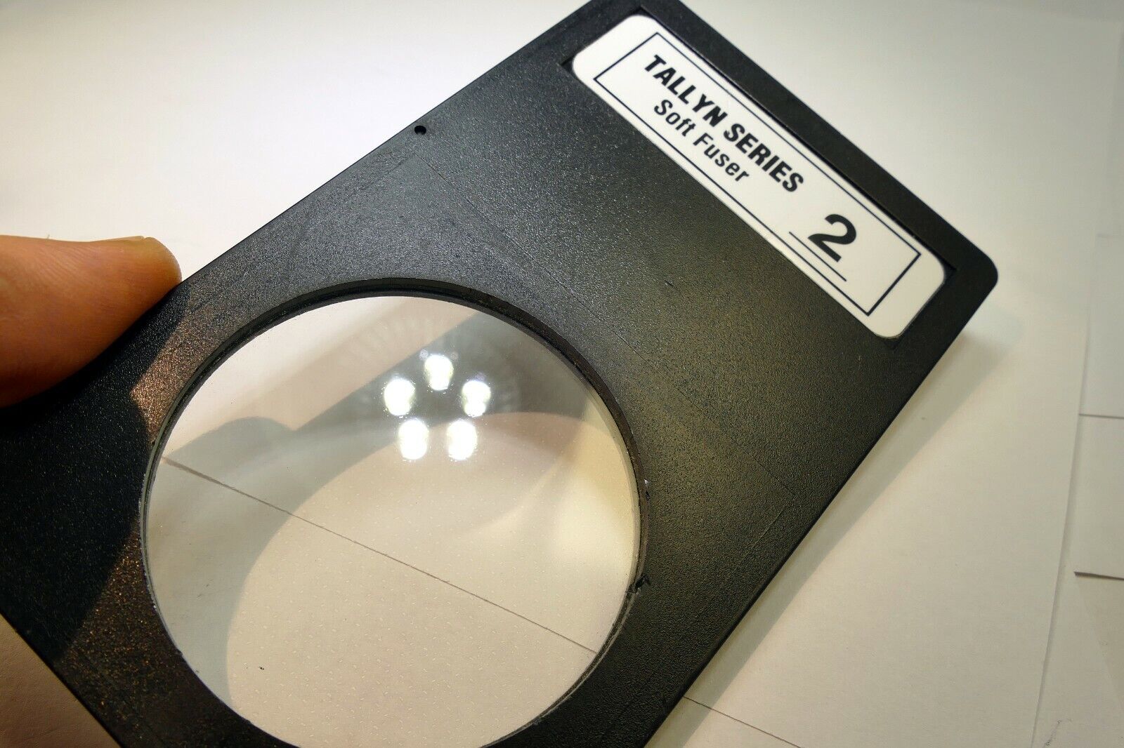 TALLYN Soft Fuser # 2 Filter 3 inch for Portraiture Lindahl Diffusion Focus