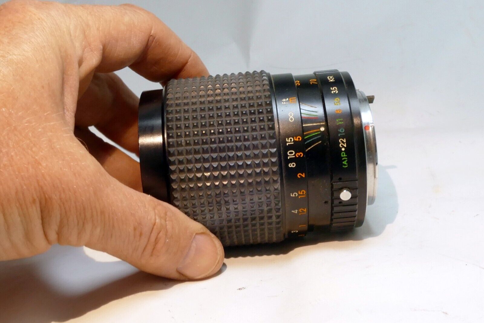 Sears 28-70mm f3.5-4.5 for PENTAX K KR manual focus lens - With separation haze